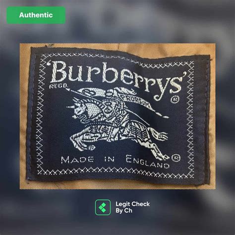 is burberrys fake|How to Tell If Your Burberry Coat or Bag Is Authentic .